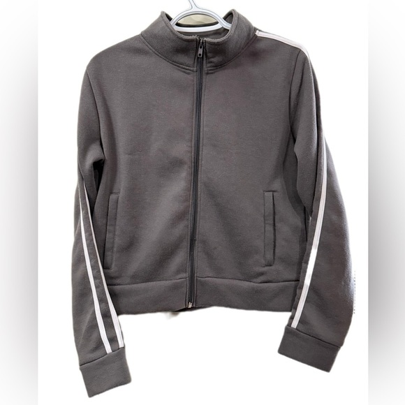 Gray Jacket with White Stripes Refuge Athletics - Picture 1 of 1